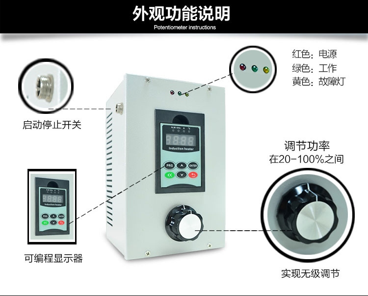 2.5KW电磁加热控制器