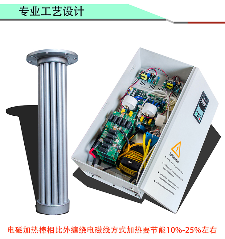 40/50/60KW蓄热式电磁加热棒+专用控制器